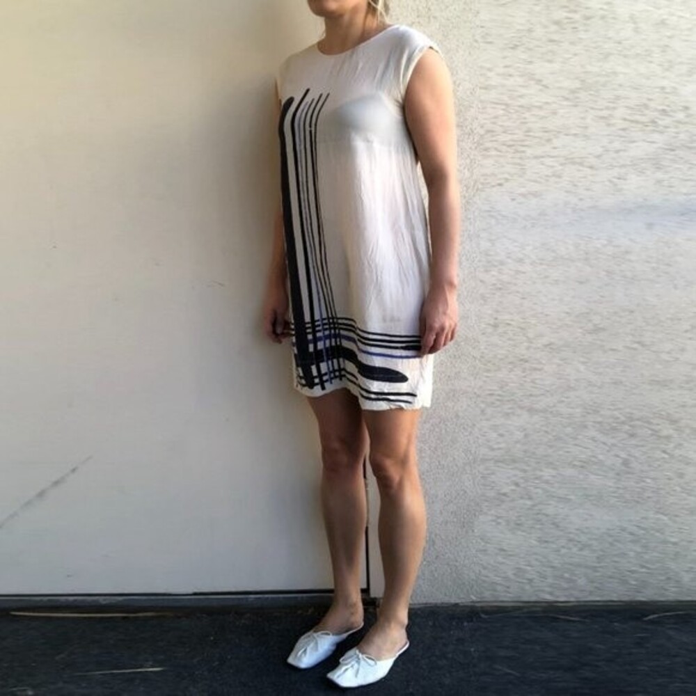 Rodier Natural Silk Dress - White - Size S - Picture 2 of 8